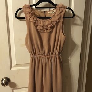 PRICE NEGOTIABLE Ruffled Collar Tunic Dress